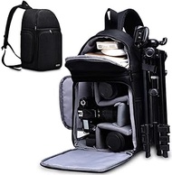 Camera Bag Sling Backpack, Camera Case Waterproof with Modular Inserts Tripod Holder for DSLR/SLR and Mirrorless Cameras (Canon Nikon Sony Pentax)