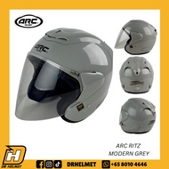 ARC Ritz Modern Grey Helmet | Original ARC Helmet Singapore