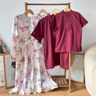 Waffa Family Daily Set Twins for Family Couple Clothes for Eid