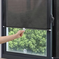 Roll Curtain Blackout Roller Blind Movable Terrace Blinds Curtains Inner Shutter Window Shades No Dr