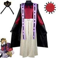 Demon Doma Douma Cosplay Costume Wig Fan Sets Kimetsu No Yaiba Outfit Halloween Anime Douma Kimono f