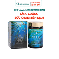 Viên Uống Fucoidan Nhật Bản  Tăng Cường Đề Kháng Hạn Chế Oxi Hóa Nâng Cao Sức Khỏe Genki Fami