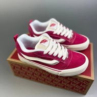 Pure Bread Shoes Rose Red Vans Classics Knu Skool Bread Shoes Obesity Version Rose Red Bag Shoes Imr