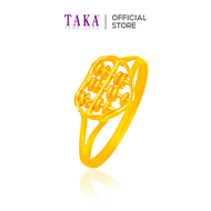 TAKA Jewellery 916 Gold Ring Heart-shaped Abacus