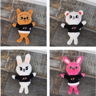 15CM Korean Group Skzoo Stray Kids Stuffed Toys Leebit Wolf Chan Puppy Animals Soft Plush Doll Gift