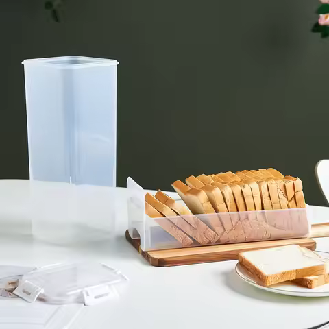 Bread Toast Storage Box, Fresh-Keeping Box, Bread Toast Storage Box, Bread Storage and Distribution