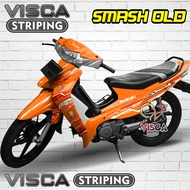 Stiker Striping Smash 110 SR Lama Full Body Variasi HITECH