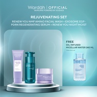 Rejuvenating Set: Regenerating Serum+RY NMF Amino FW+RY Night Moisturizer