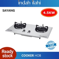 SAYANG Double Burner Stainless Steel Cooker Hob ELH0594