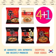 ✨[NONGSHIM] SHIN Ramen “4+1” OR "30+10% Off"✨ KOREA Ramen / Buy 4 and Get 1 Free / 40% OFF / 신라면 / Original, Dried Noodle, Black, Black Tofu-Kimchi, Stir-fried Noodle