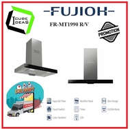 FUJIOH FR-MT1990 R/V 900MM CHINMEY COOKER HOOD WITH GLASS PANEL(GLASS BLACK)