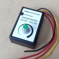 dimmer dc 12v (5-15v) 8a untuk fan/kipas led dinamo motor dc