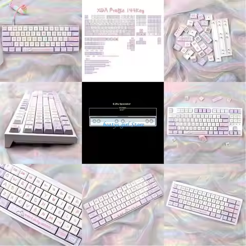 C7AB Mechanical Keyboard Keycaps PBT XDA Keycap for 61 64 68 75 84 96 980 104 108