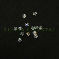 6mm Swarovski Crystal Element 001AB White Color (Crystal AB)