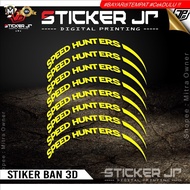 Tire Sticker / Tire Font / Tire Bomb / 3D Why So Seriouse Tire sticker 3D Rim Sticker JP03