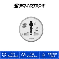 Soundteoh TA-23 Travel Adaptor Universal UK Travel Plug | Travel Adaptor | Multi Country