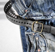 เข็มขัดหนังวัวแท้ นำเข้าจากอิตาลี Genuine Leather Belt made in Italy it-2