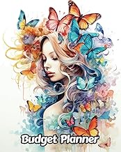 Watercolor Butterflies Budget Planner: Daily, Weekly and Monthly Spending Tracker for Personal Finan
