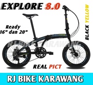 Sepeda Lipat 16 dan 20 inch Exotic Explore 8.0