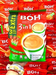 💖拉茶⭐️增量裝👑馬來西亞 3合1 即溶奶茶 低糖 優惠裝 即沖奶茶 BOH Malaysia 3in1  Instant  Milk Tea Bag Pack Teh Low Sugar 現貨 Bu