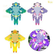 Won Chinese Kites Flying Toy Easy Fly Kites Toy Fish Kites Cartoon Parent-Child Toy