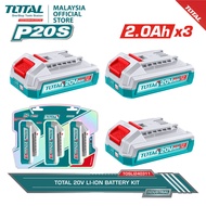 TOTAL 20V Lithium-ion Battery Kit - TOSLI240311