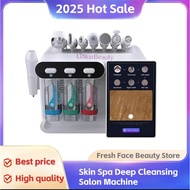 8 Handles Hydro H2O2 Peeling Vacuum RF Face Lifting Hydro Small Bubble Water Hydro Aqua Skin Spa Dee