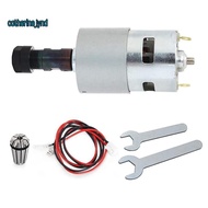 DC Motor CNC 775 Spindle Motor 100W 12-24VDC 10000RMP + ER11 Collet for DIY Mini CNC 3018 3018Pro 30