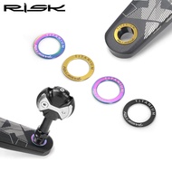 RISK Bicycle Pedal Spacer Crank Gasket Pedal Washer MTB Bike Titanium Alloy