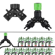 Y-type 2-way/4-way Manifold Eu3/4" Drip Faucet Adapter 4/7mm Hose Valve