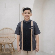 Baju Modern Pria Anak Laki Laki Muslim Tangan Pendek-KOKO SAMASE