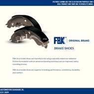 FBK (MALAYSIA) HANDBRAKE SHOE - FK2811 - TOYOTA ESTIMA MCR30 / ACR30 / ACR50 / TCR11