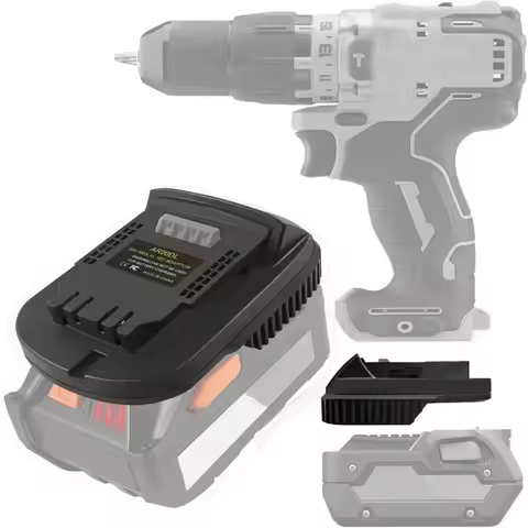 AR20DW battery adapter converts for DeWalt 18v-20v Max lithium battery to for Ridgid AEG 18v Lithium