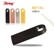 Metal USB Flash Drive 64 gb thumbdrive 16GB 8GB Pendrive 32gb Flash Memory Stick 128gb waterproof Pe