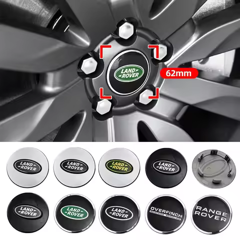 4Pcs 62mm Car Wheel Center Hub Caps For Land Rover Range Rover Freelander Defender Sport Evoque 3 4 