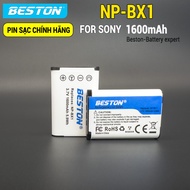 Pin sạc Sony NP-BX1 BESTON 1600mAh dùng cho máy ảnh của Sony DSC-RX1 DSC-WX300 DSC-WX350 DSC-WX500 F
