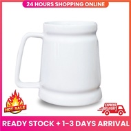 MyMug Great 18 oz White Mug for Coffee,Tea, Juices,Beer.Made From White Porcelain,Large Handle For F