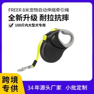 Pet Leash 8m Leash Dog Leash Nylon Automatic Retractable Black Leash Dog Leash Pet Supplies