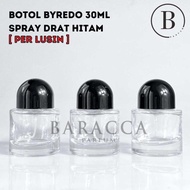 ZM38- Botol Parfum Byredo 30ML Drat Hitam - Botol Parfum Kosong Byredo