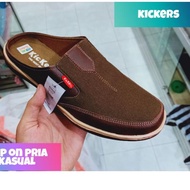 Kickers / kickers shoes / men's shoes / men's slops / slop shoes / men's slippers