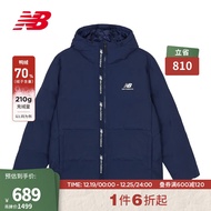 NEW BALANCE NB官方22新款男款休闲连帽鸭绒保暖羽绒服 NNY AMJ23343 XL