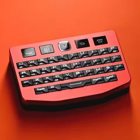 Blackberry P9981/Q10 Mini Keyboard with Trackpad Bluetooth USB Dual Mode Dpi Ten Speed Adjustment Al