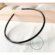 Bando Polos Hitam / Doff - Bando Lidi Medium Hitam Doff Satuan - Bando Pria Wanita I Flada