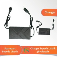 Ready- Charger Selis 48V 12 Ah Casan Sepeda Listrik 48Volt 12Ah