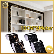 Wallpaper Sticker Border List 10CM*5M Marble Sticker PVC Glossy Premium Waterproof Border Sticker Ce
