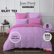 (Single - Super Single) Novelle 950 TC Silky Tex Embossed Satin Bedsheet Set I Fitted Sheet I Bedshe