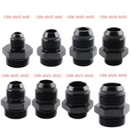 Racing Car ORB Fuel Line Hose Fitting Male Adapter AN to AN w/ O-Ring AN4 AN6 AN8 AN10 AN12 AN16