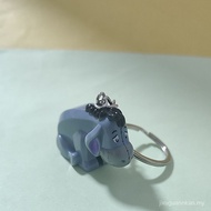 Cartoon Cute Eeyore Donkey Keychain Schoolbag Ornaments Gifts Kiss Creative Doll Pendant