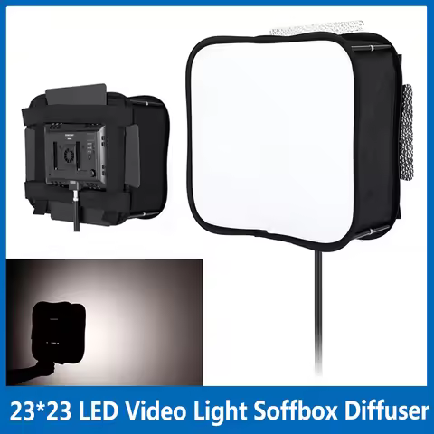 23*23 Softbox Diffuser for YONGNUO YN600L II YN900 YN300 YN300 III IV Led Video Light Panel Foldable