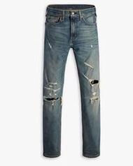 【破壞加工W28-38腰】美國LEVIS SKINNY 510 復古藍 貓鬚 刀割 抽鬚 貼身窄版中腰小直筒牛仔褲